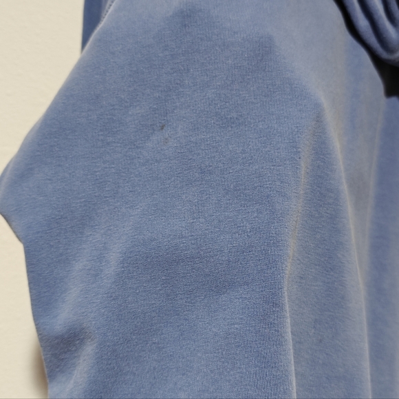 Y2K American Eagle Outfitters Hoodie XL 97% Cotton Blue Full Zip Pockets - Picture 10 of 11